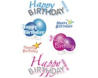 Sticker DECOR 'Happy Birthday'