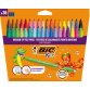 BIC KIDS Feutre Kid Couleur medium, étui en carton de 36