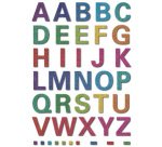lettres alphabétiques MAGIC A-Z, glittery