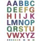 lettres alphabétiques MAGIC A-Z, glittery
