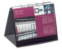 Chevalet de présentation DURASTAR, A3 paysage, noir