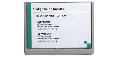 Plaque de porte CLICK SIGN, format A5