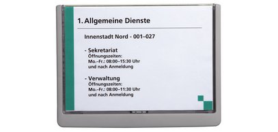 Plaque de porte CLICK SIGN, format A5