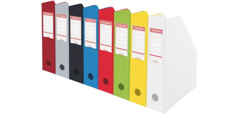 Zeitschriftenhalter VIVIDA, A4, Karton, Rückenbreite 70 mm
