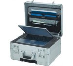 Multi-functional suitcase 'CHALLENGER' silver