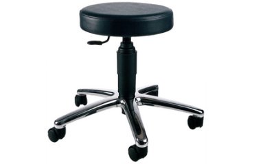 Tabouret pivotant 'TEC 70' chrome, noir