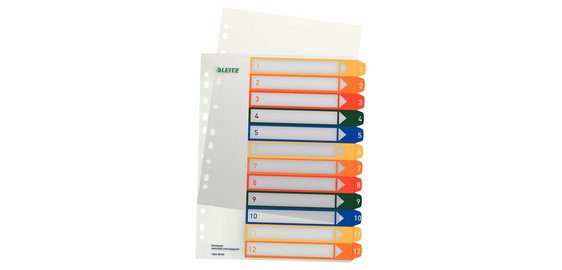 Esselte intercalaires imprimables 10 onglets