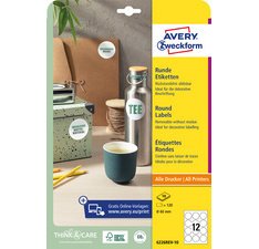 Etiquette d'identification, diamètre: 51 mm