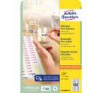 Etiquette prix Stick+Lift, 26 x 16 mm, blanc