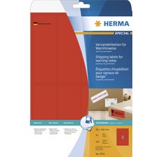 Etiquette d'expédition SPECIAL, 50 x 142 mm, blanc