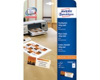 Avery Cartes de nom imprimables, boîte de 100 pièces (ft 110 x 40 mm)