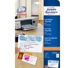 Fiches bristol, 105 x 70 mm, blanc