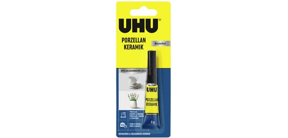 Sofortkleber Spezial PORZELLAN KERAMIK, Tube 3g