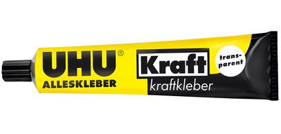 Colle forte universelle transparente, avec solvant, 125g