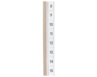Onglet autocollant TABFIX, 3 lignes, transparent