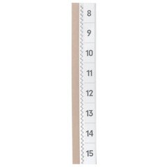 Onglet autocollant TABFIX, 2 lignes, transparent