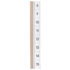 Onglet autocollant TABFIX, 3 lignes, transparent