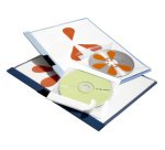 Pochette autoadhésive pour CD/DVD FIX, en PP