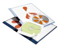 Pochette autoadhésive pour CD/DVD FIX, en PP