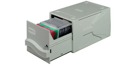 système d'archivage MULTIMEDIA BOX I, pour 27 CD/DVD