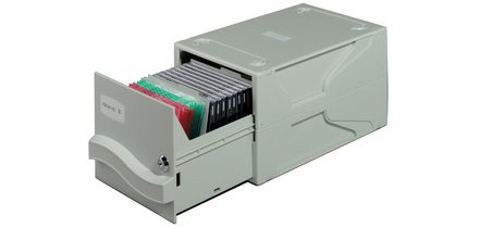 système d'archivage MULTIMEDIA BOX I, pour 27 CD/DVD