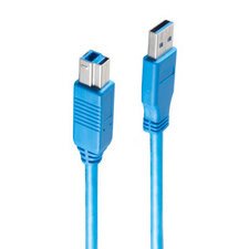 BASIC-S Câble USB 3.0, USB A mâle - USB B mâle