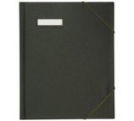 Chemise à courrier A4 en PVC, avec élastiques