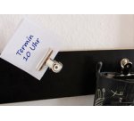 Pince-lettres en métal, couleur: nickel, largeur: 70 mm