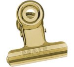 Pince-lettres en métal, couleur: nickel, largeur: 30 mm