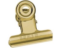 Pince-lettres en métal, couleur: nickel, largeur: 30 mm