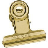 Pince-lettres en métal, couleur: nickel, largeur: 30 mm