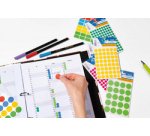 Pastille adhésive, diamètre: 8 mm