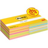 Bloc-note cube, 76 x 76 mm, pack promo, assorti