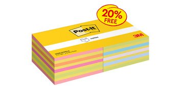 Bloc-notes adhésif, 76 x 76 mm, promotion