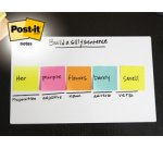 Bloc-notes adhésif, 76 x 76 mm, promotion