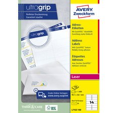 Etiquettes adresse QuickPEEL, 99,1 x 38,1 mm