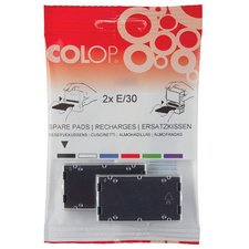 Coussinet encreur de rechange E/PSP 20, noir, 2 pièces