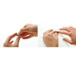 Takkis dans un blister, autocollant, noir