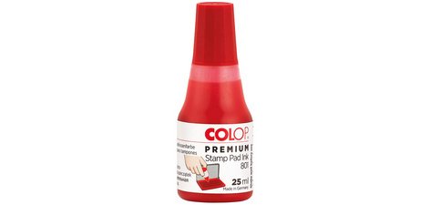 Encre tampon '801' pour cassette d'encrage, rouge
