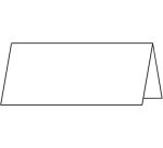 Carte marque-place, blanc éclatant, 185 g/m2