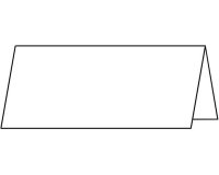 Kaart plaatsaanduiding schitterend wit 185 g/m²