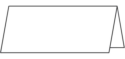 Carte marque-place, blanc éclatant, 185 g/m2