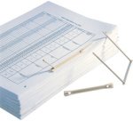 Relieur d'archives, capacité: 60 mm, beige