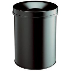 Corbeille à papier SAFE ROND 65, 60 litres, noir