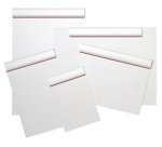 Porte-bloc plastique, pince sur le bord long