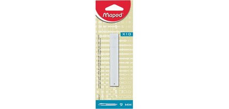 Q-CONNECT lames de rechange pour cutter, 9 mm, 10 lames