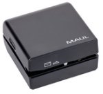 Ouvre-lettres électrique, alimentation par piles, noir