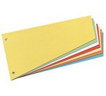 Intercalaires, trapézoidal, carte lustrée