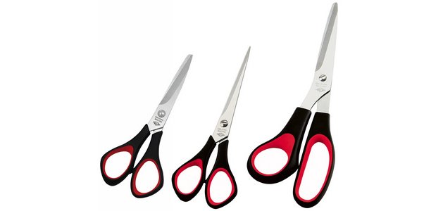 Ciseaux universels pour gauchers, pointu, 210 mm