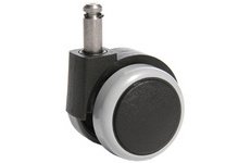 Roulettes design pour sol dur, grand, noir